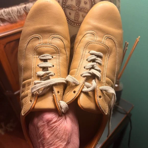 Hermes Leather Walking Shoes - Picture 1 of 6